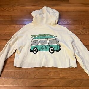Cropped Beach Bum Hoodie